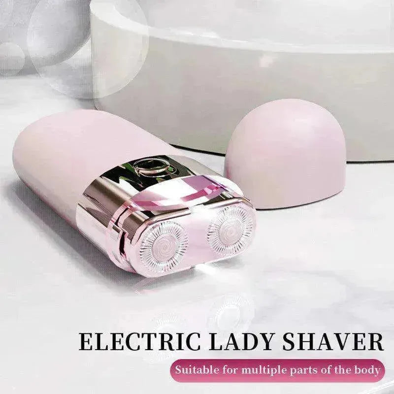 Rasoir pour corps féminin à double lame avec charge USB électrique et piles sèches - EX-STOCK Canada