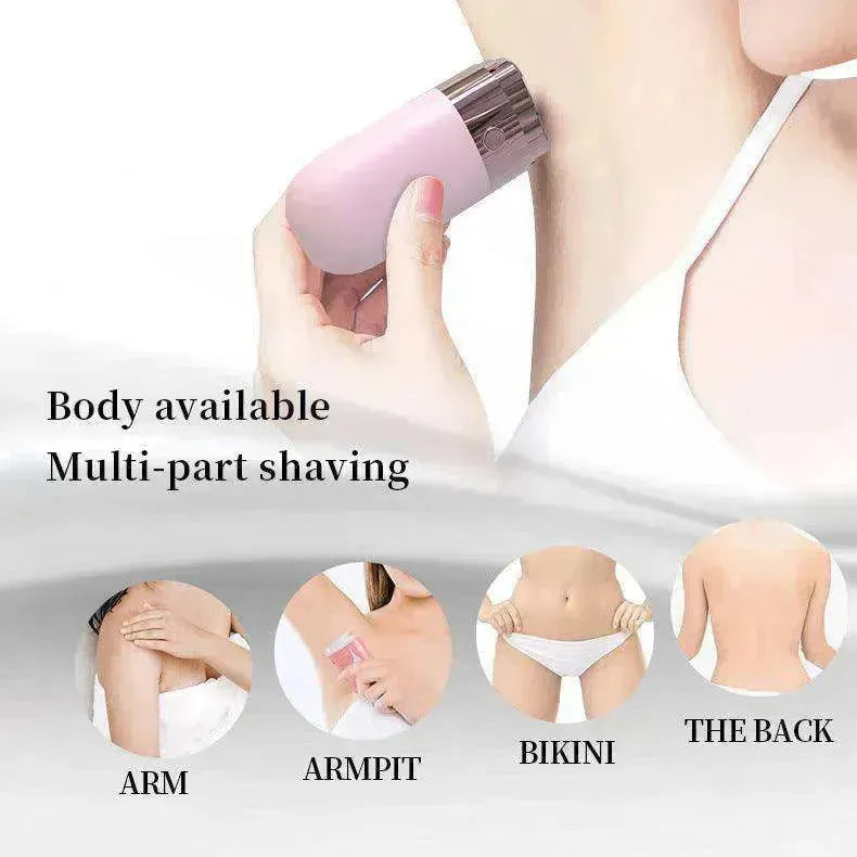 Women's Electric USB Charging & dry battery Double blade body Shaver - EX-STOCK CANADA