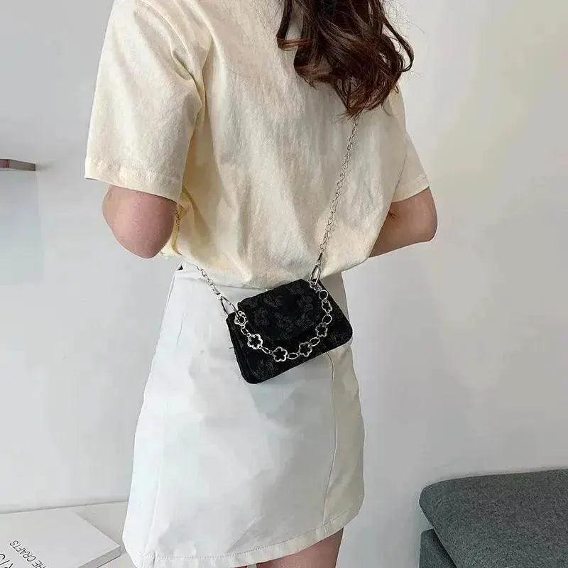 Sac à main mini chaîne pour femme, sac épaule et bandoulière - EX-STOCK Canada