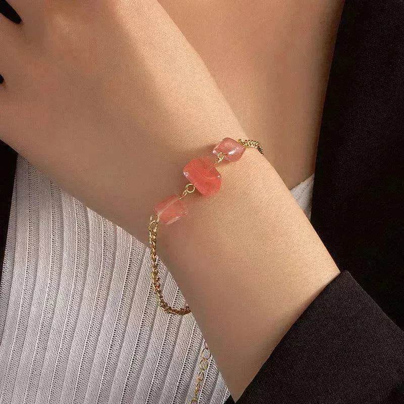 Women's Fashion Temperament Irregular Natural Crushed Stone Bracelet - EX-STOCK Canada