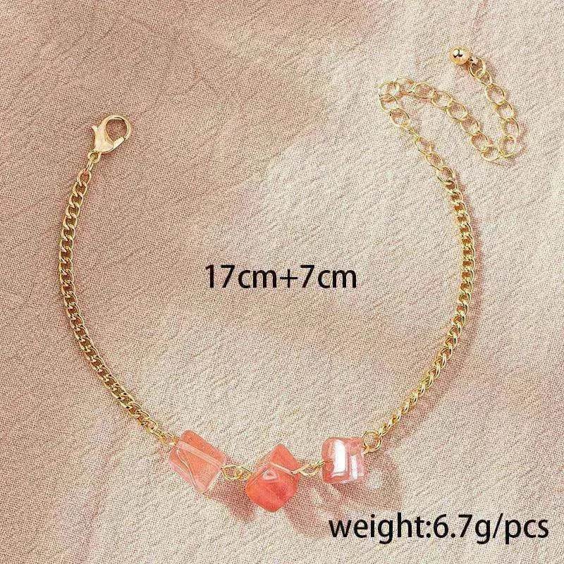 Women's Fashion Temperament Irregular Natural Crushed Stone Bracelet - EX-STOCK Canada
