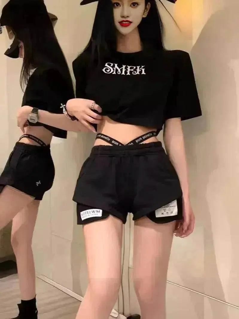 Women's High Waist Running Athletic Gym Hot Pants - EX-STOCK Canada