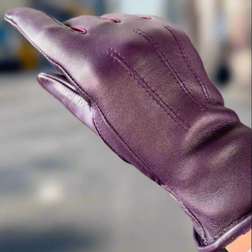 Women's Leather Gloves with Fur Lining EX-STOCK Canada