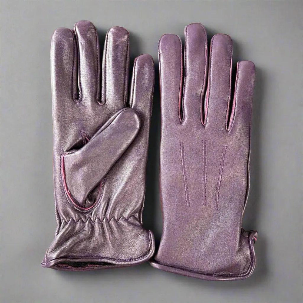 Gants en cuir pour femmes avec doublure en fourrureEX-STOCK Canada