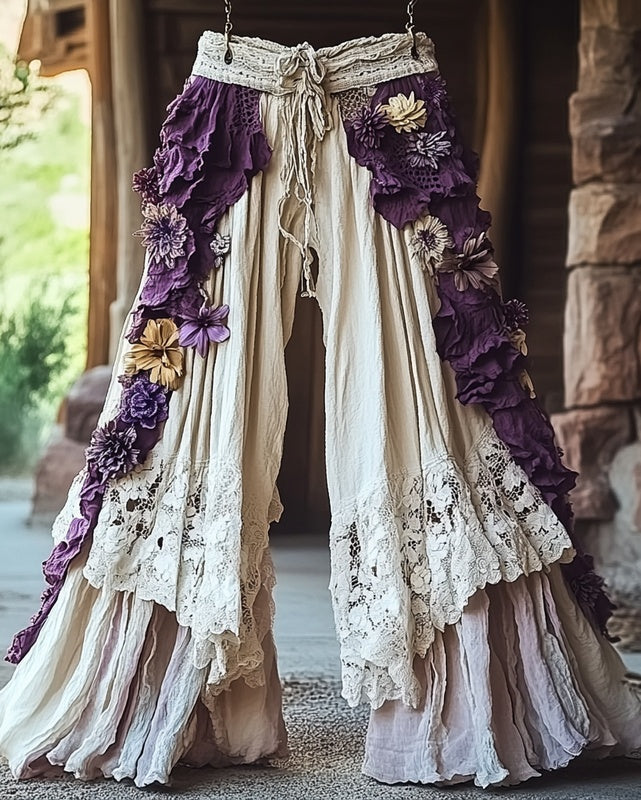 Women's Leisure Fashion Retro Print High-Waisted Pants, Comfortable Fake Jeans That Can Slim The Legs EX-STOCK Canada