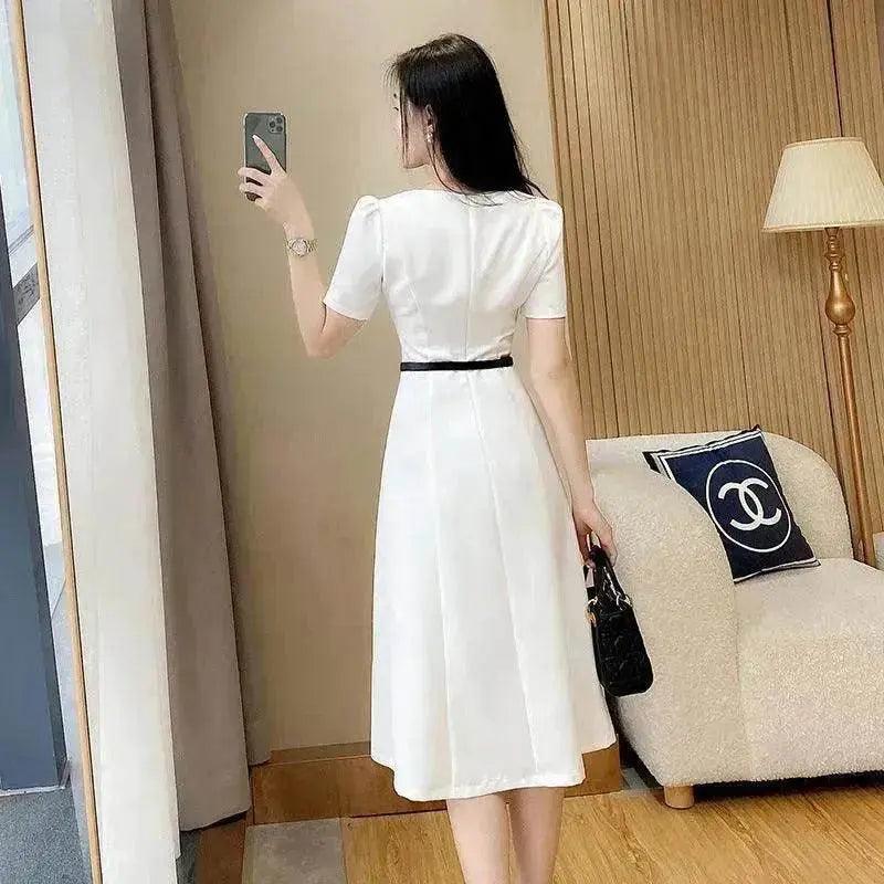 Robe femme mi-longue à la mode - EX-STOCK Canada