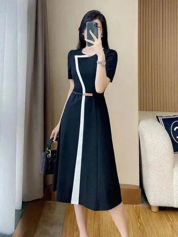 Robe femme mi-longue à la mode - EX-STOCK Canada