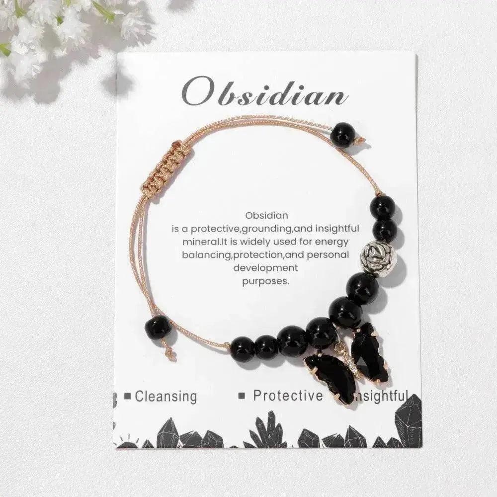 Women's Natural Stone Bracelet Amethyst - EX-STOCK Canada