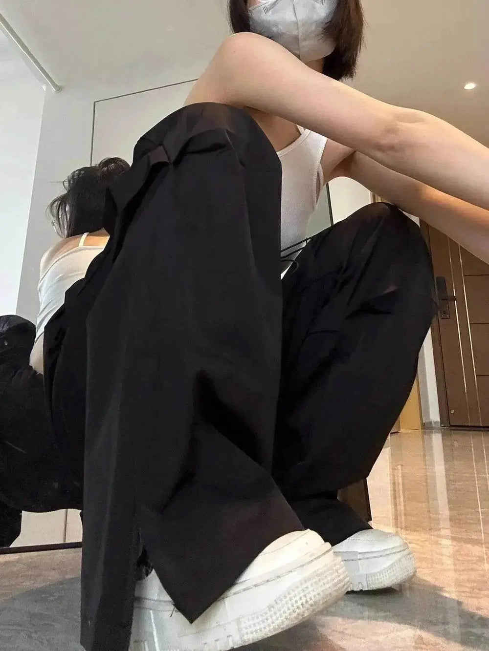 Women's Retro Pleated Pink Overalls - EX-STOCK Canada