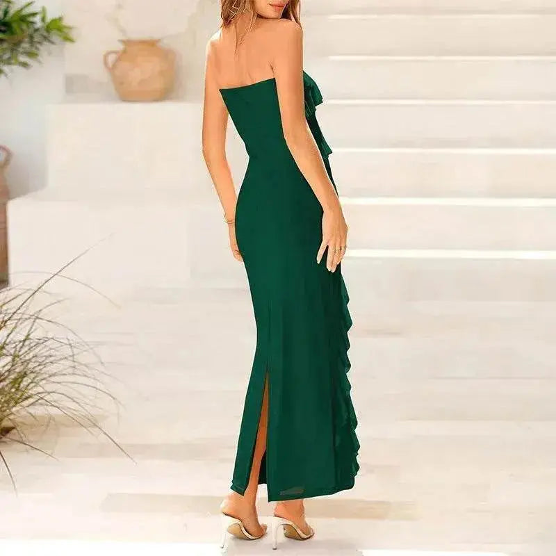 Women's Ruffled Tube Top Skirt - EX-STOCK Canada