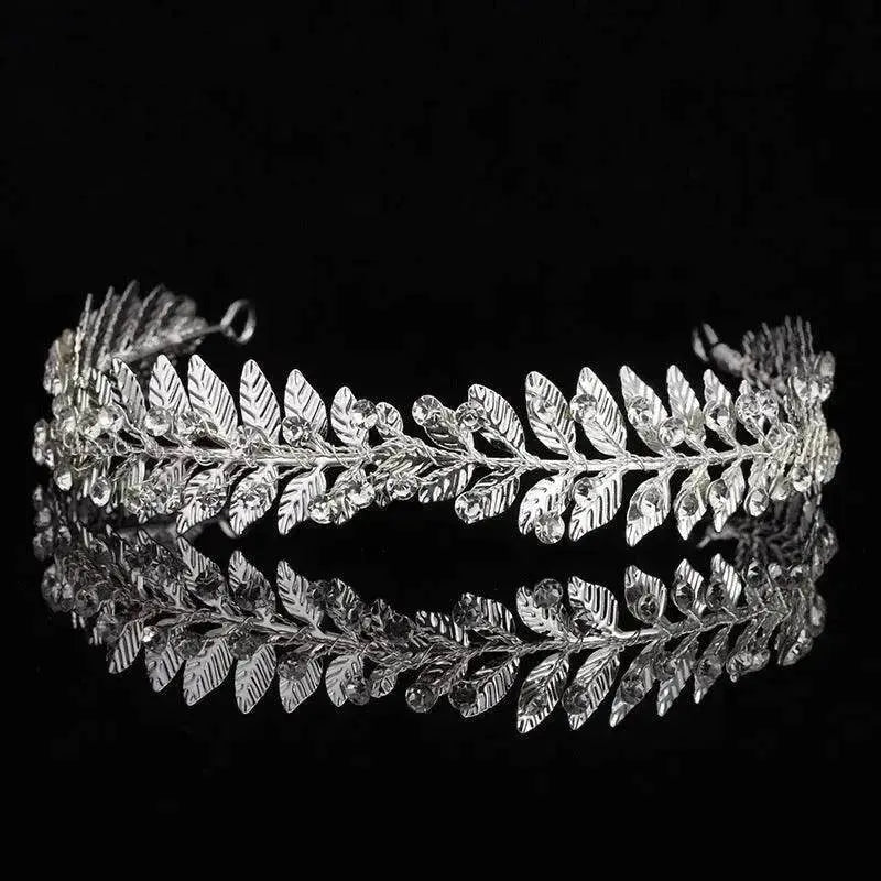 Women's Silver-plated Rhinestone Alloy Crown Tiara - EX-STOCK Canada
