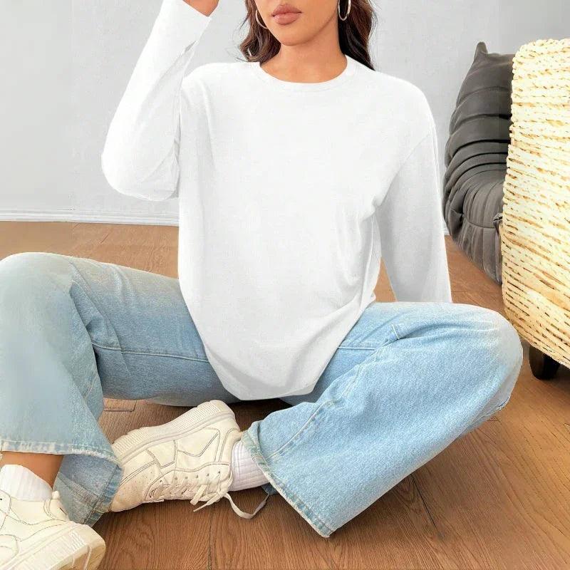Haut pour femmes à col rond ample uniEX-STOCK Canada