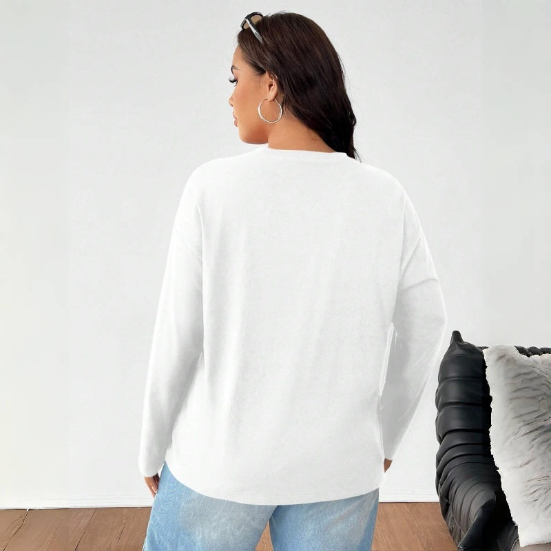 Haut pour femmes à col rond ample uniEX-STOCK Canada