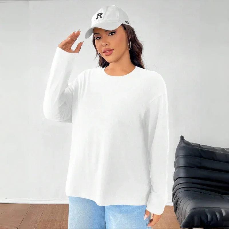 Haut pour femmes à col rond ample uniEX-STOCK Canada