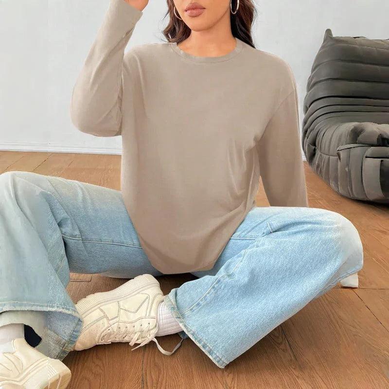 Haut pour femmes à col rond ample uniEX-STOCK Canada