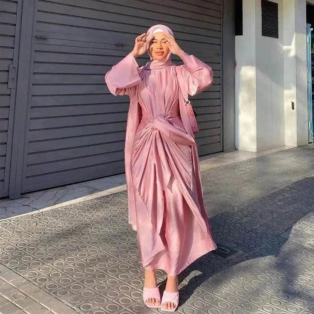 Women's Solid Color Two-piece Arab Suit - EX-STOCK Canada