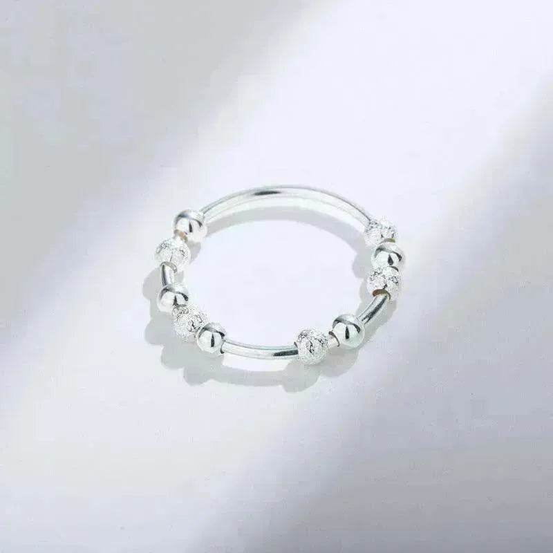 Women's Stylish And Simple Personality Sterling Silver Anxiety Ring - EX-STOCK CANADA