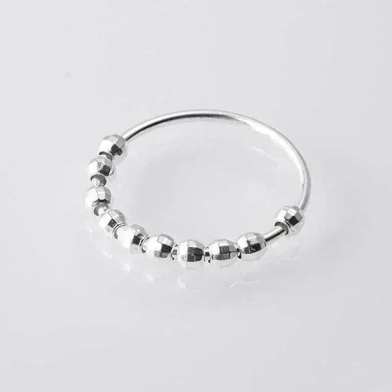 Women's Stylish And Simple Personality Sterling Silver Anxiety Ring - EX-STOCK CANADA