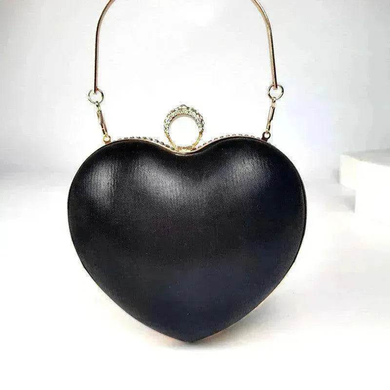 Women's Tassel Heart Shape Inlaid Diamond Handbag - EX-STOCK Canada