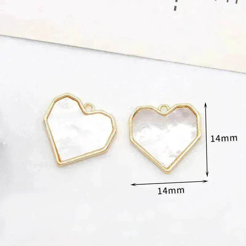 Women's White Shell Pendant Ear Rings - EX-STOCK Canada