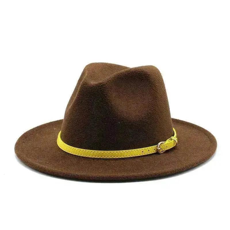Women's Woolen Big Brimmed Jazz Felt Style Hat - EX-STOCK Canada