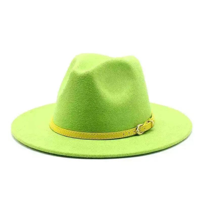 Women's Woolen Big Brimmed Jazz Felt Style Hat - EX-STOCK Canada
