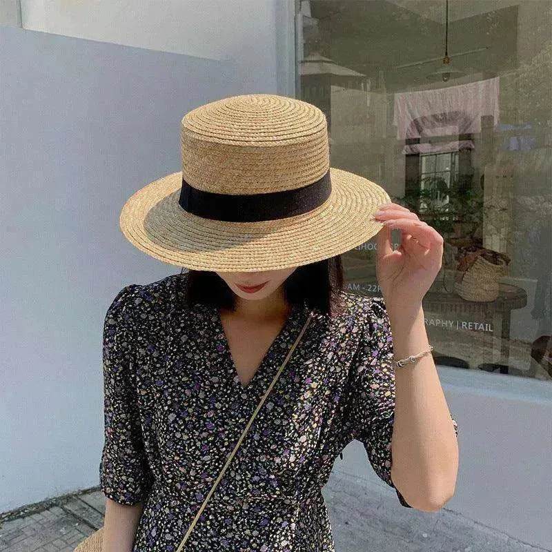 Women's Woven Raffia Straw Sunshade Hat - EX-STOCK Canada