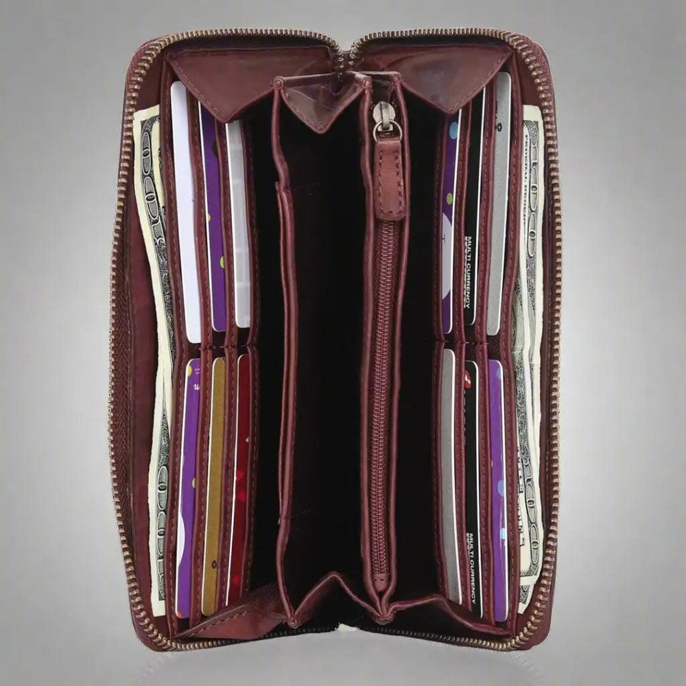 Women's Zip Around Wallet EX-STOCK Canada