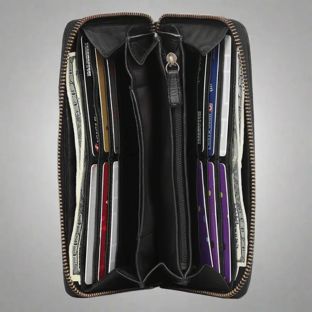 Cartera de mujer con cremallera alrededorEX-STOCK Canada