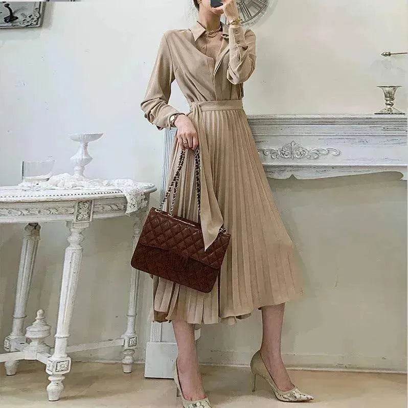 Women's cotton Oversized Loose Waist below the knee Dress - EX-STOCK Canada