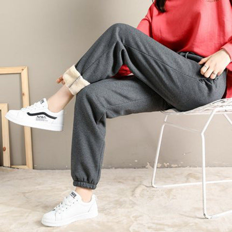 Women's plus fleece padded sweatpants EX-STOCK Canada