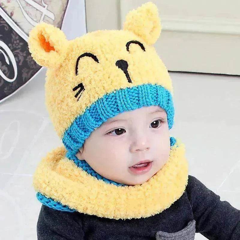 Wool scarf baby hat - EX-STOCK Canada