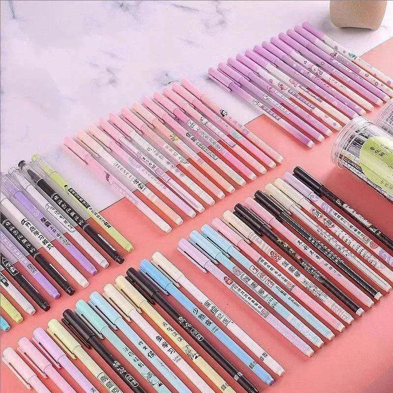 Stylo Gel Xueba École Fleur École Herbe Stylo Gel Mignon Étudiant - EX-STOCK Canada