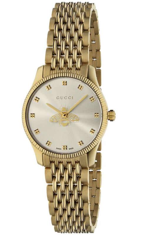 Montre GUCCI G-TIMELESS SLIM en Or Jaune PVD YA1265021 - EX-STOCK Canada