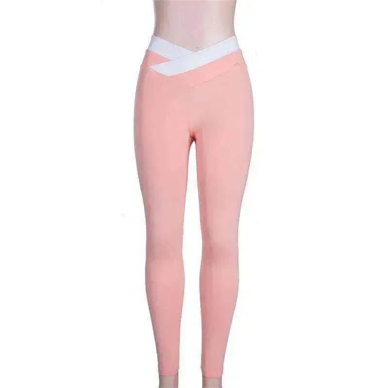 Yoga pants ladies sports leggings orange fitness pants - EX-STOCK Canada