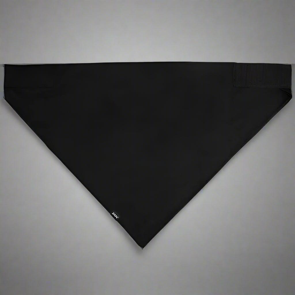 ZANheadgear 3 In 1 Classic Plain Black Bandana EX-STOCK Canada