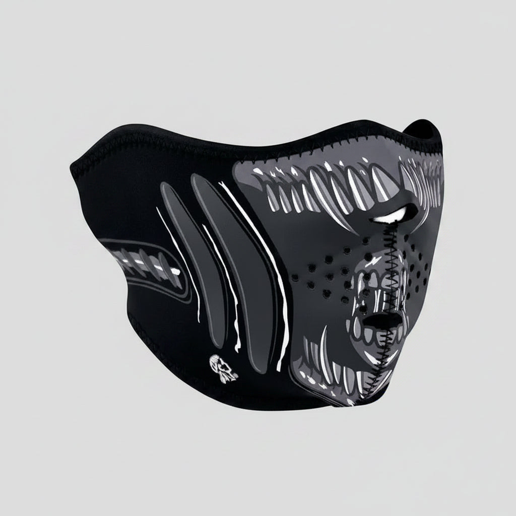 ZANheadgear Half Mask Neoprene Alien