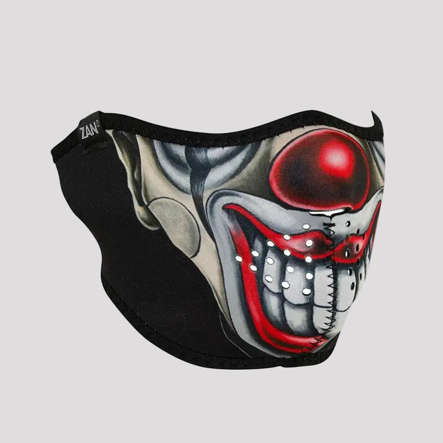 ZANheadgear Half Mask Neoprene Chicano Clown