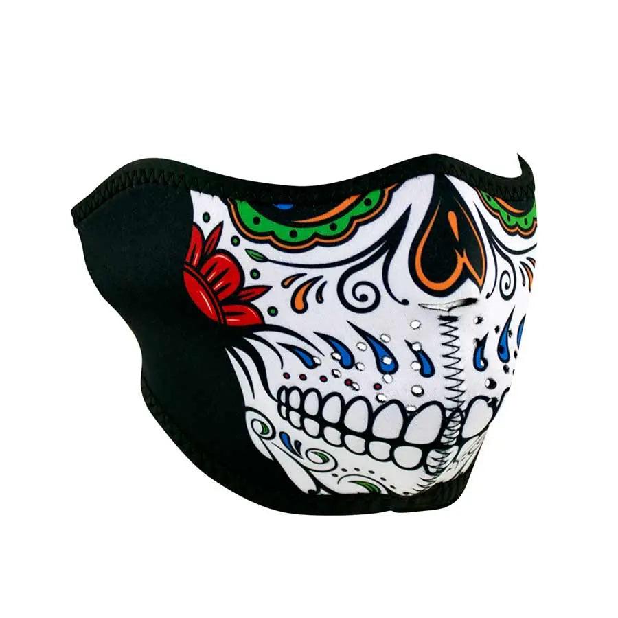ZANheadgear Half Mask Neoprene Muerte Skull EX-STOCK Canada