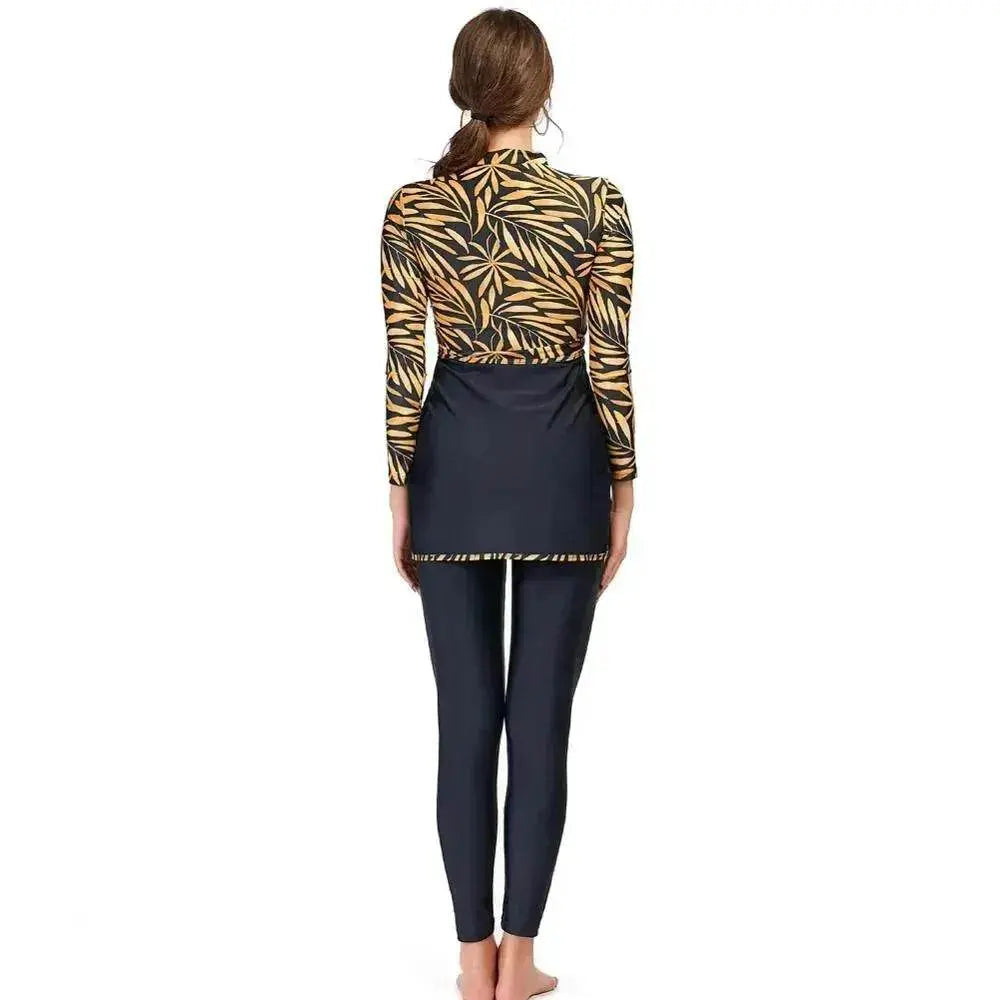 Zipper Arab Swimsuit Burkini Women - EX-STOCK Canada