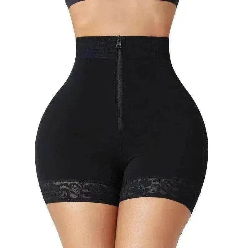Zipper Hip Raise Shaping High Waisted Tuck Pants Hip Hip Training Pants - EX-STOCK Canada