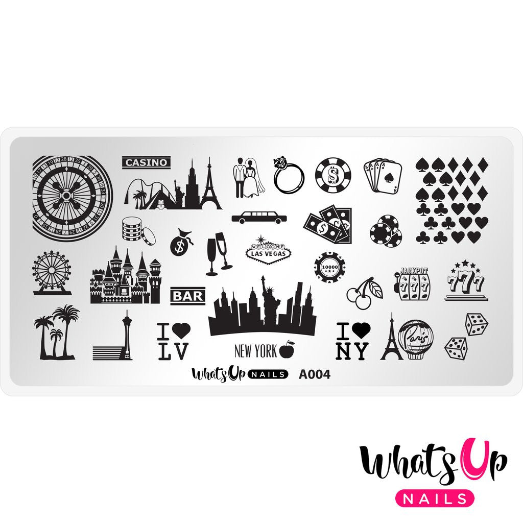 Whats Up - Plaque de stamping Sin City LifeEX-STOCK Canada