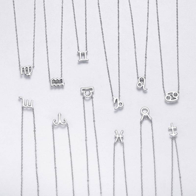 12 Zodiac Sign Necklaces With Gift Card Constellations Pendant Necklace Jewelry - EX-STOCK Canada