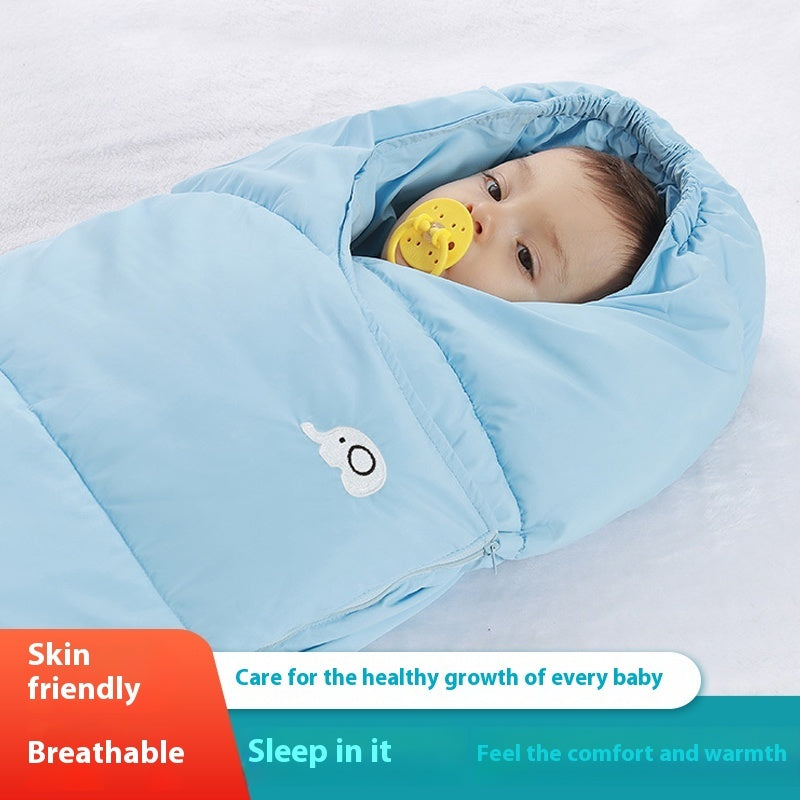 Baby Sleeping Bag Autumn And Winter Thick Down Anti Kick Duvet EX-STOCK Canada