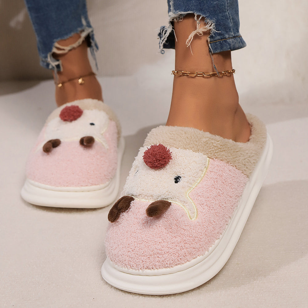 Cotton Slippers Cute Cartoon Indoor And Outdoor Warm Non-slip Comfort And Casual EX-STOCK Canada