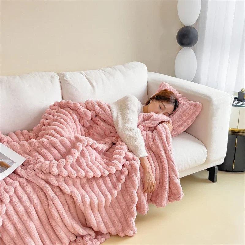 Blanket Heavy Weight Flannel Blanket EX-STOCK Canada