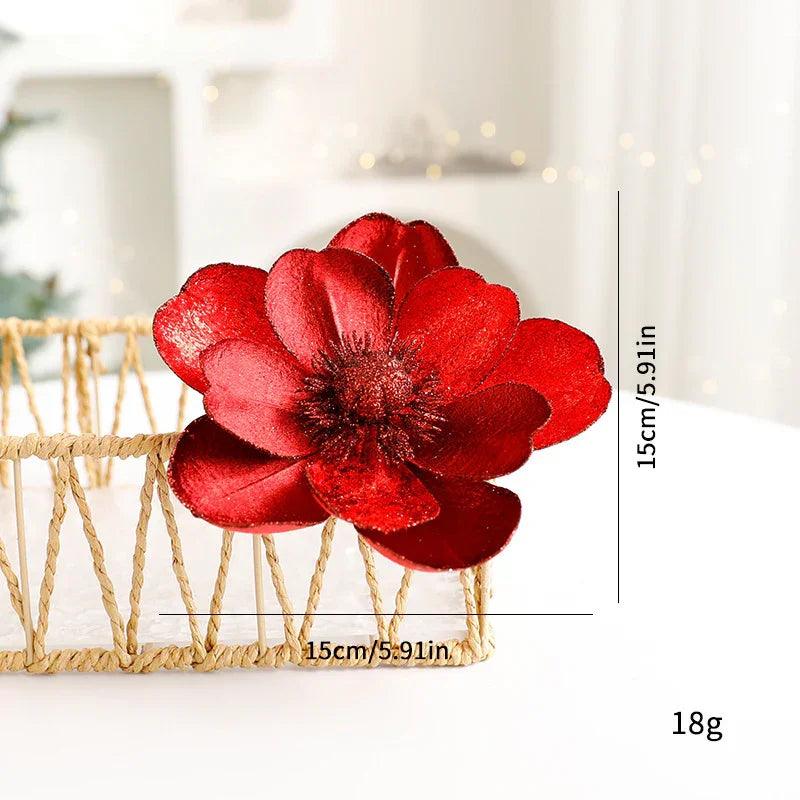 Ornements de fleurs de Noël Décorations pour arbre de NoëlEX-STOCK Canada