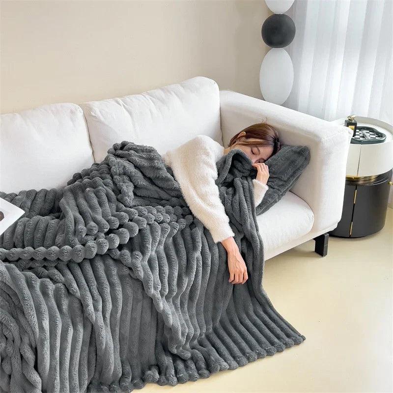 Blanket Heavy Weight Flannel Blanket EX-STOCK Canada