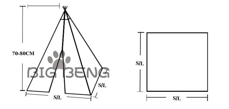 Pet Tent Bed EX-STOCK Canada