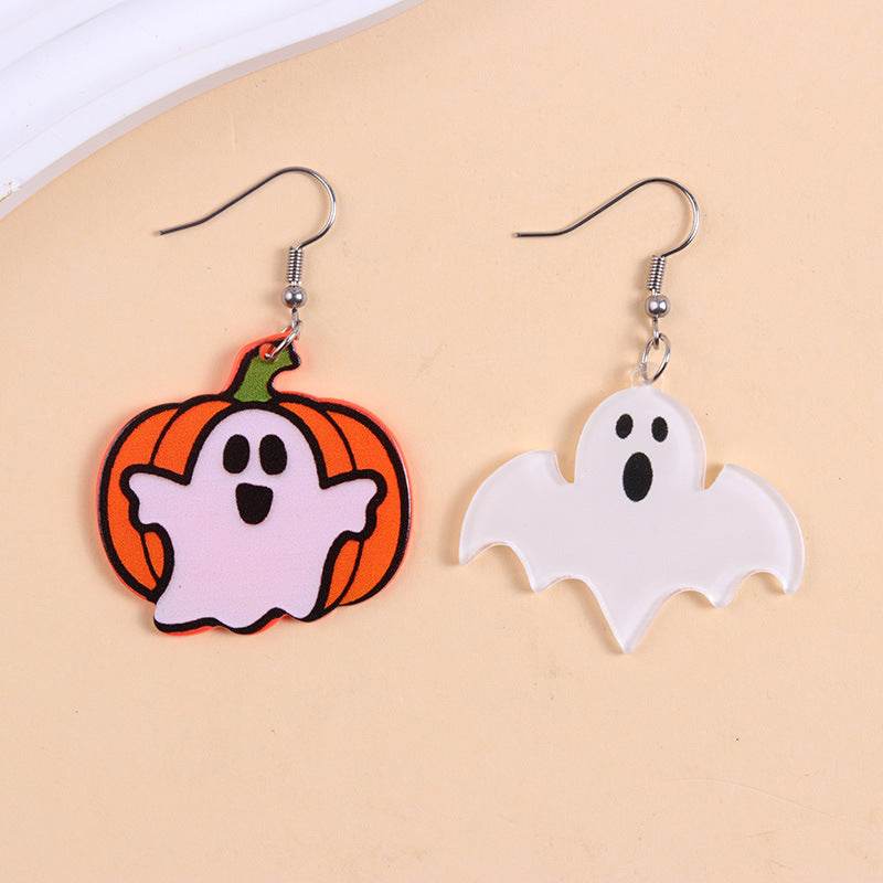 European And American Halloween Series Acrylic Earrings Color - EX-STOCK Canada